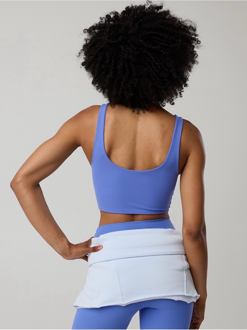 NWOT OFFLINE By Aerie Real Me XTRA Rib Switch Up High Neck Sports Bra - Picture 8 of 11